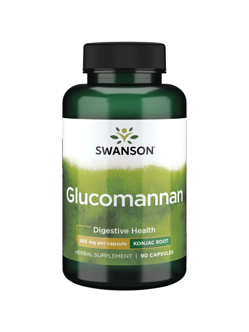 SWANSON, Gliukomananas, 90 kapsulių, N1 | internetinevaistine.lt