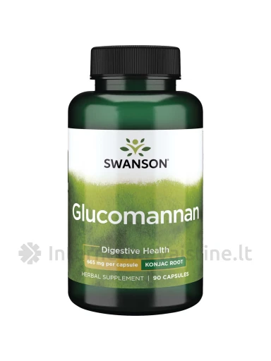 SWANSON, Gliukomananas, 90 kapsulių, N1 | internetinevaistine.lt