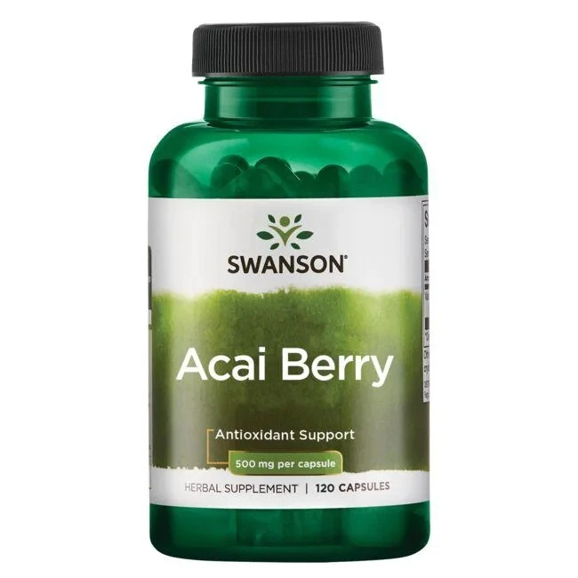 SWANSON, Acai uogų ekstraktas 500MG kaps. N120