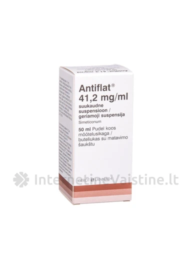 ANTIFLAT 41.5mg/ml geriamoji suspensija, nuo spazmų 50ml | internetinevaistine.lt