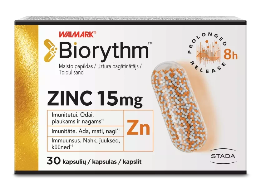 BIORYTHM Zinc kaps. N30