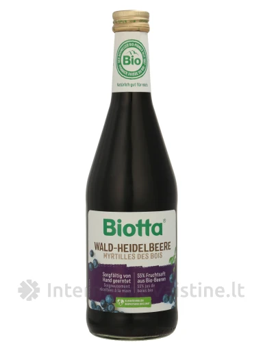BIOTTA Miško mėlynių nektaras, 500 ml, Vnt | internetinevaistine.lt