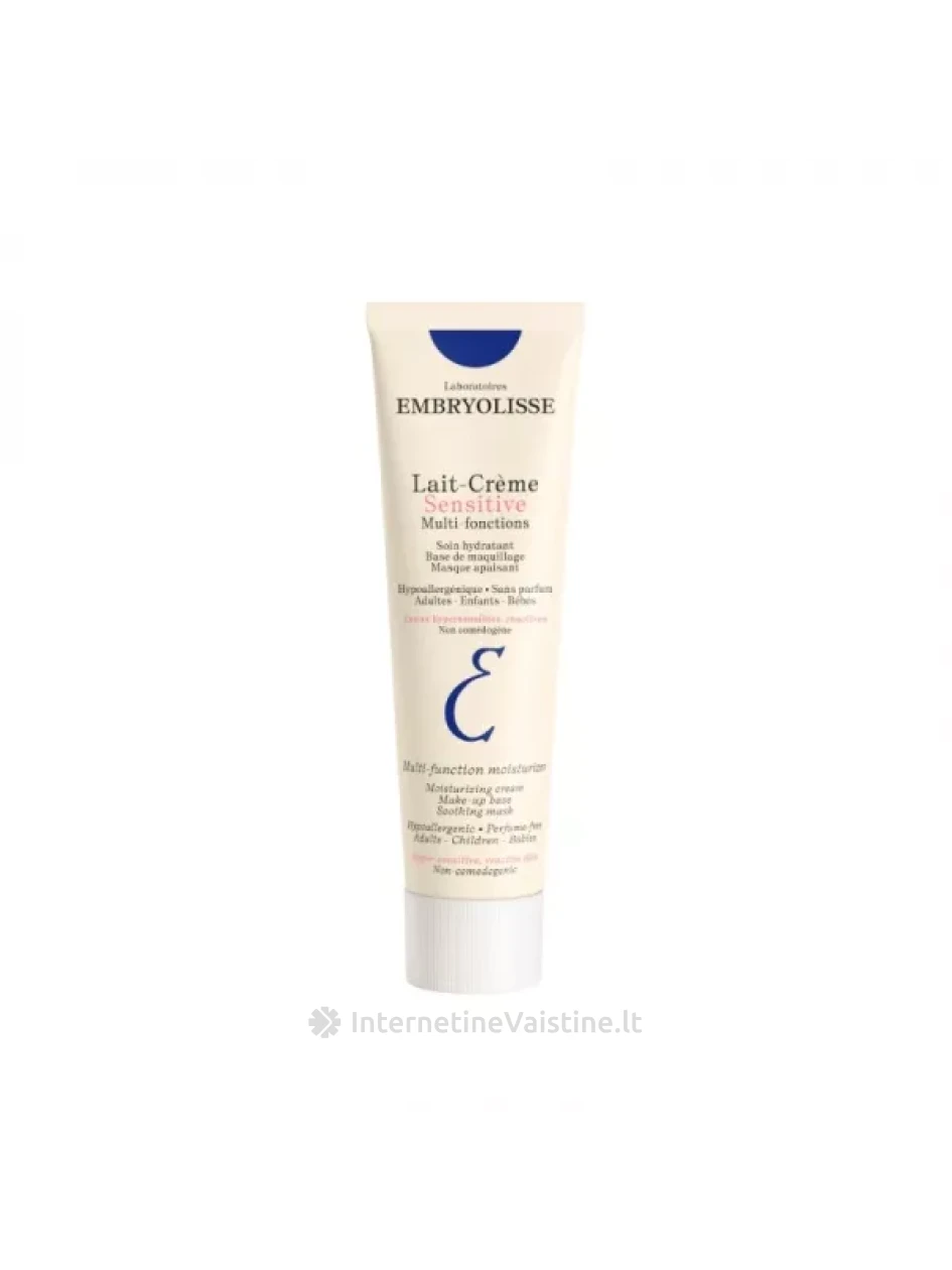 EMBRYOLISSE veido ir kūno kremas LAIT-CREME SENSITIVE, 100 ml, Vnt | internetinevaistine.lt