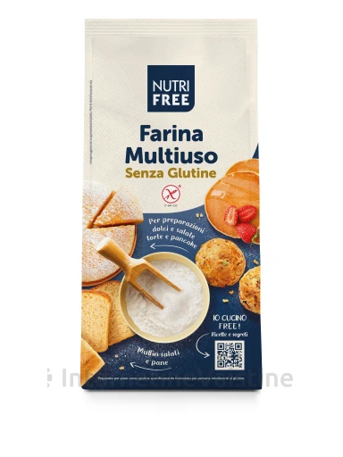 NUTRIFREE FARINA MULTIUSO - universalus miltų mišinys be glitimo, 1kg | internetinevaistine.lt