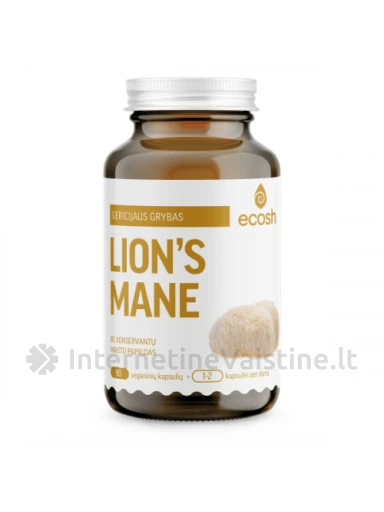 ECOSH Lion`s Mane kaps. N90, 90 vnt. | internetinevaistine.lt