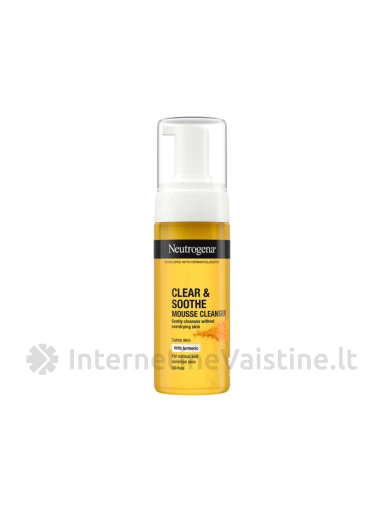 NEUTROGENA CLEAR & SOOTHE prausiamosios putos, 150 ml, Vnt | internetinevaistine.lt