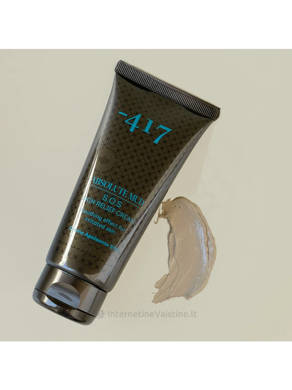 MINUS 417 Absolute Dry SOS Skin Relief SOS SKIN RELIEF CREAM – ODĄ RAMINANTIS KREMAS 100 ml, Vnt | internetinevaistine.lt