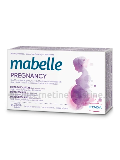 MABELLE Pregnancy kaps. N30 | internetinevaistine.lt