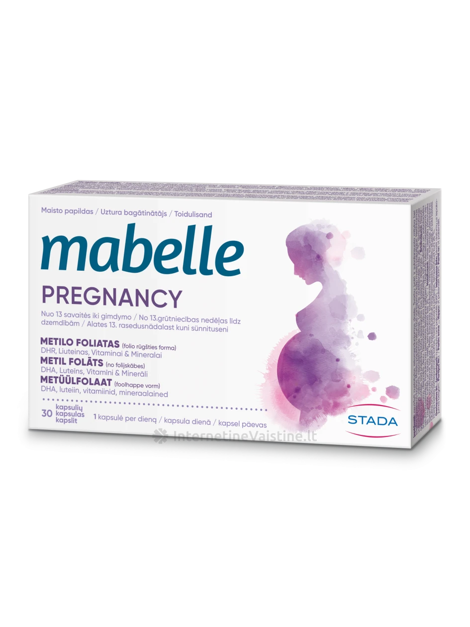 MABELLE Pregnancy kaps. N30 | internetinevaistine.lt
