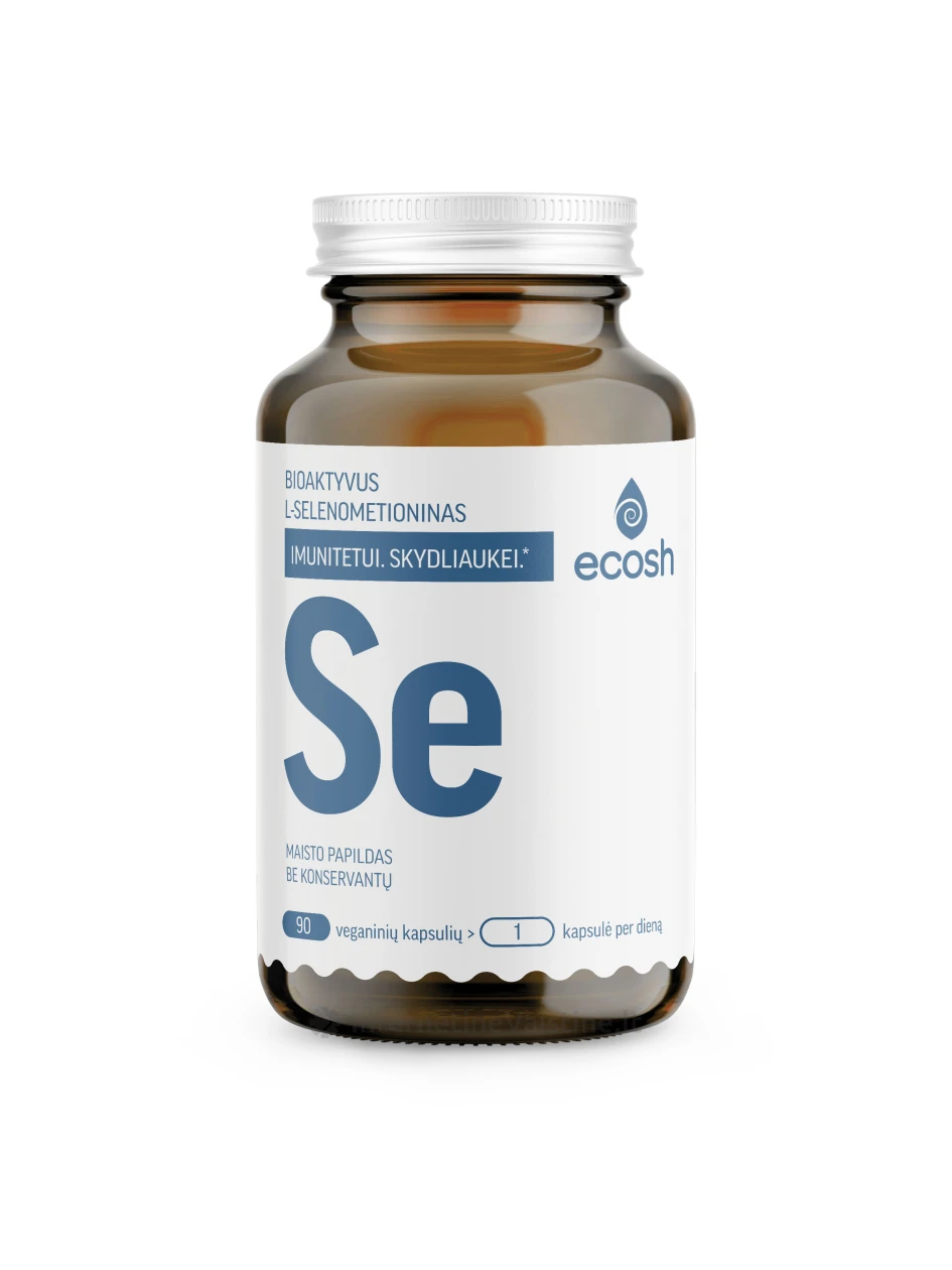 ECOSH bioaktyvus Selenas, 90 kapsulių | internetinevaistine.lt