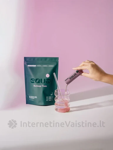 Elektrolitų gėrimas EQUA Spanguolių ir žaliųjų citrinų skonio, 20 paketėlių | internetinevaistine.lt