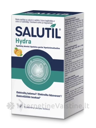 SALUTIL maisto papildas milteliais HYDRA N15 | internetinevaistine.lt
