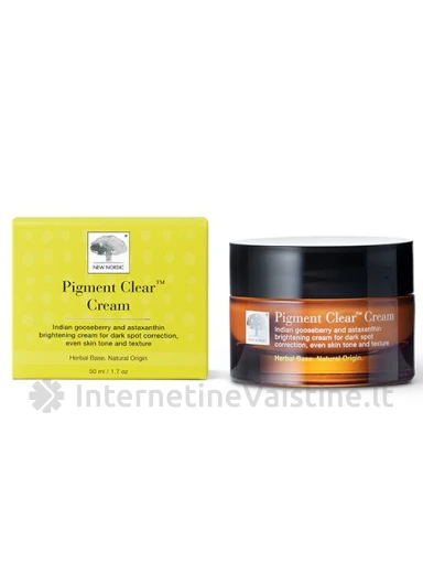 NEW NORDIC Pigment Clear kremas, 50 ml | internetinevaistine.lt