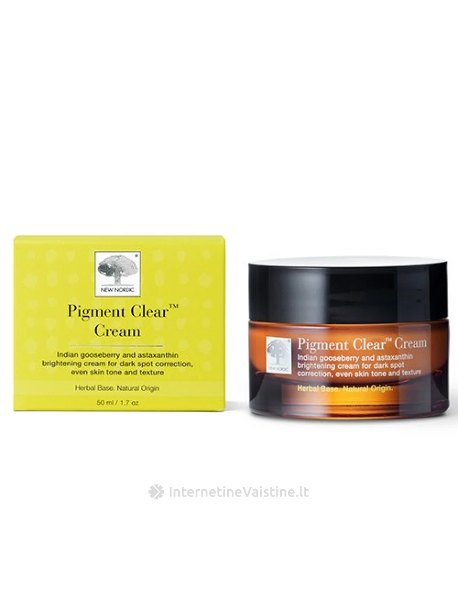 NEW NORDIC Pigment Clear kremas, 50 ml | internetinevaistine.lt