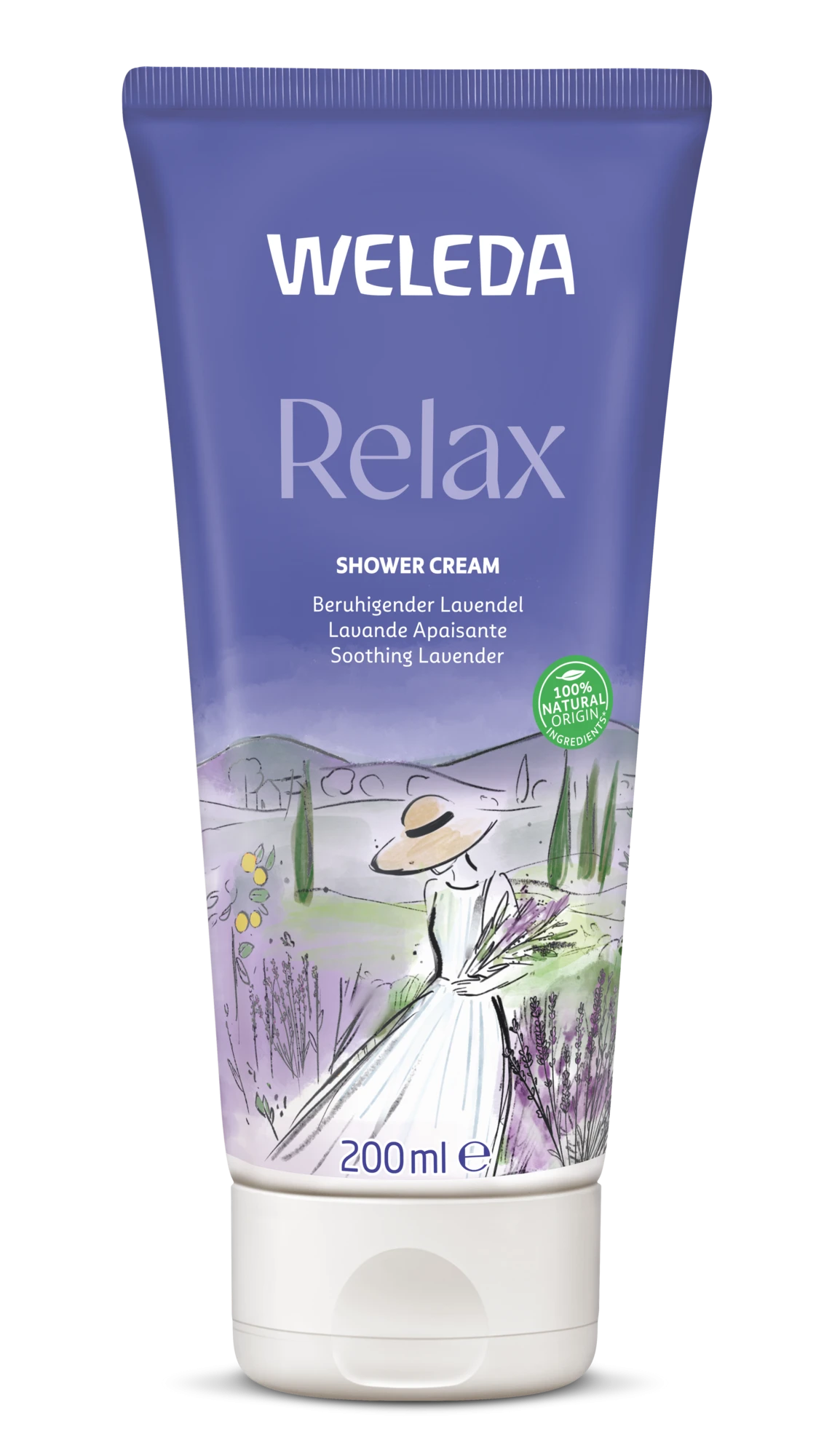 WELEDA Aroma Shower Relax prausiklis kūnui, 200 ml