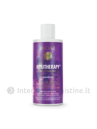 INOAR Rejutherapy šampūnas regenr. pažeist. plauk., 400 ml, Vnt | internetinevaistine.lt