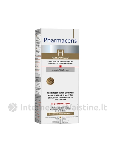 PHARMACERIS H,STIMUPURIN 250ml plaukų augimą skatinant. šampūnas, N1 | internetinevaistine.lt