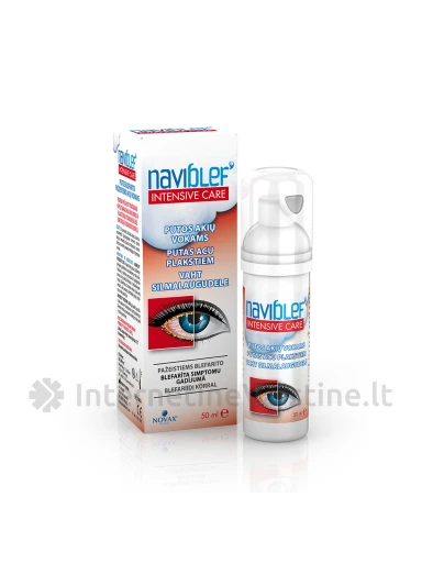 NAVIBLEF putos blefarito pažeistiems akių vokams, 50ml, N1 | internetinevaistine.lt
