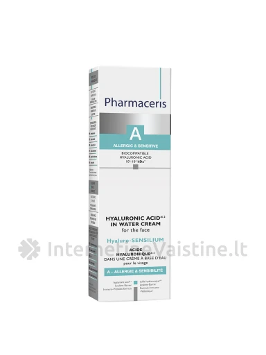 PHARMACERIS A,HYALURO-SENSILIUM vandens pagrindo kremas 40ml, N1 | internetinevaistine.lt