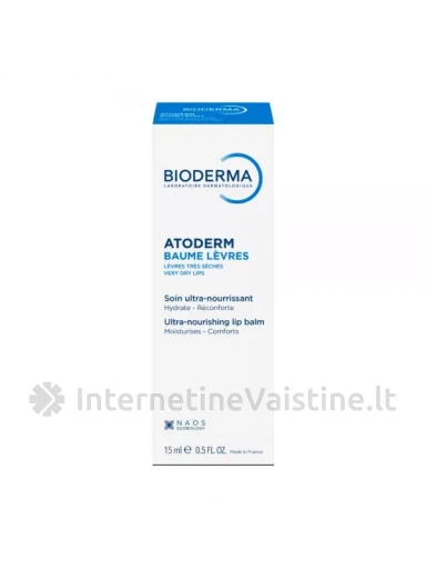 ATODERM LIP BALM 15ML, N1 | internetinevaistine.lt