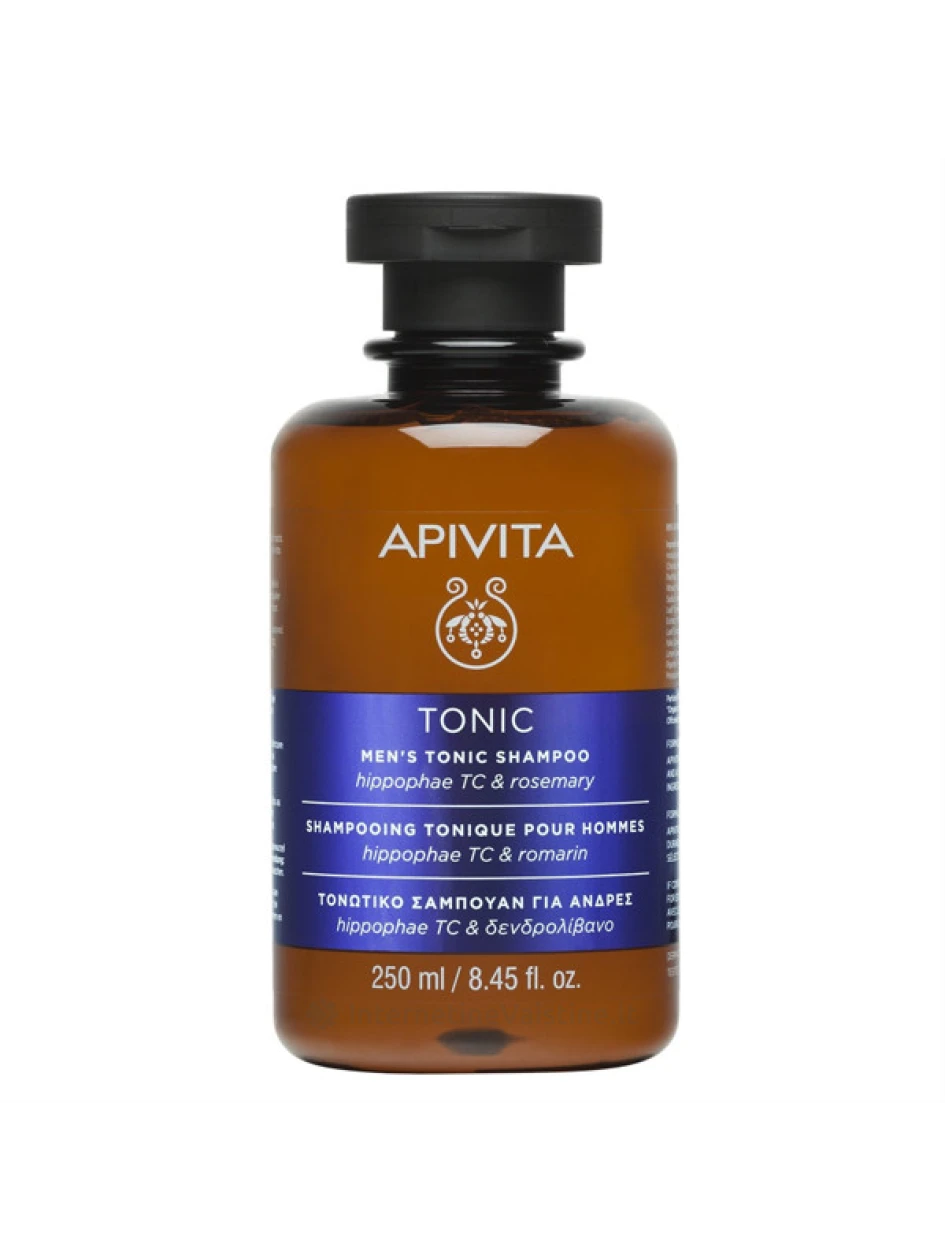 APIVITA šampūnas vyrams, toniz., 250 ml, Vnt | internetinevaistine.lt