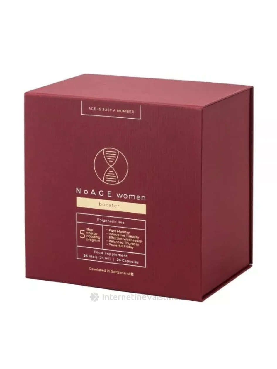 NOAGE maisto papildas WOMEN BOOSTER 25 kaps., 25 vnt. x 25 ml | internetinevaistine.lt