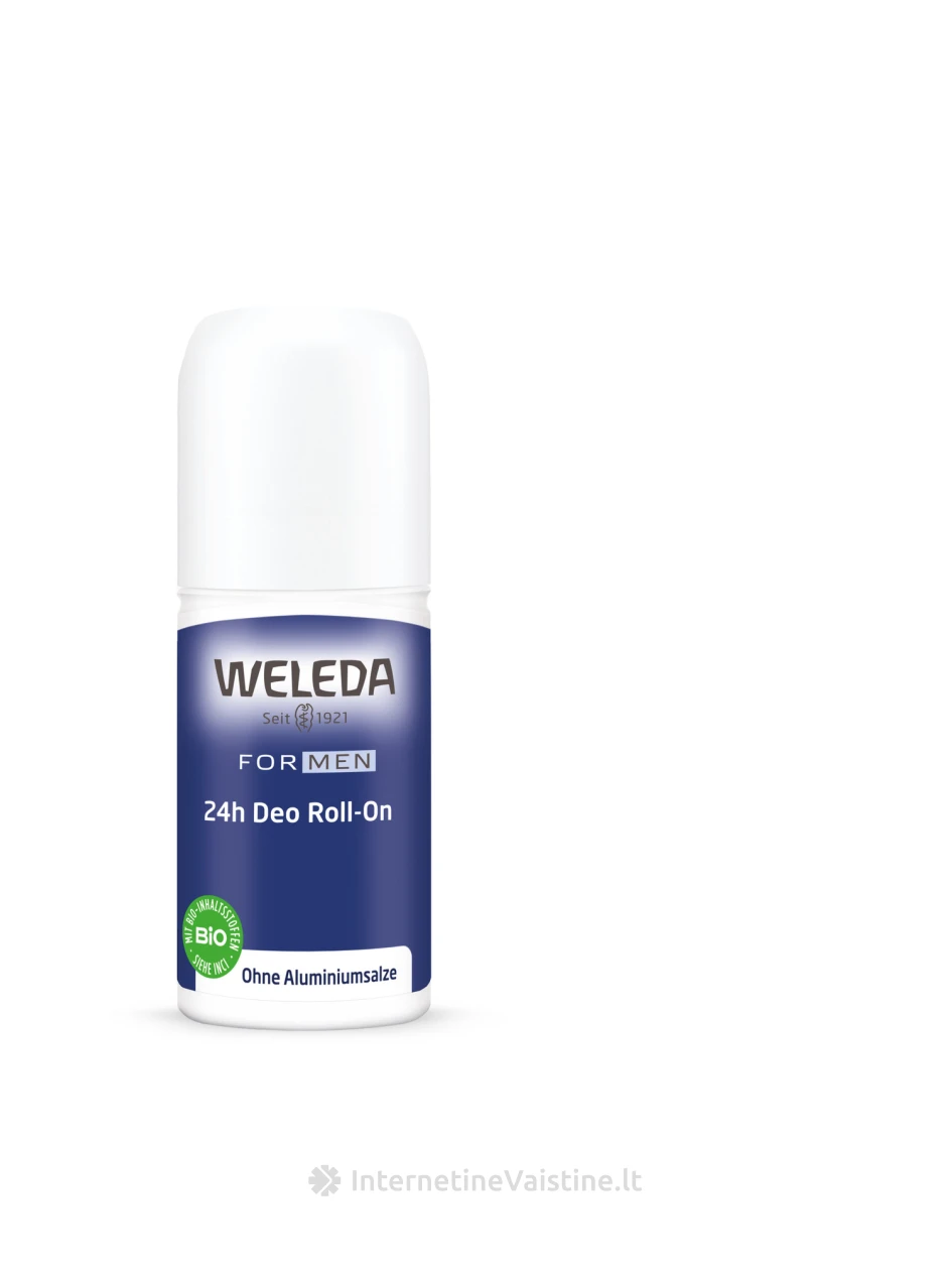 WELEDA MEN dezodorantas rutulinis 24H, 50 ml | internetinevaistine.lt