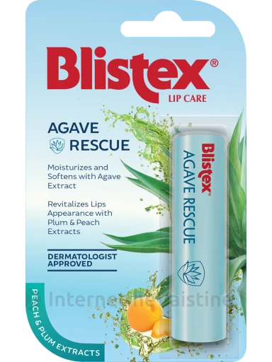 BLISTEX AGAVE RESCUE drėkinantis lūpų balzamas su agavos ekstraktu, 3.7g | internetinevaistine.lt