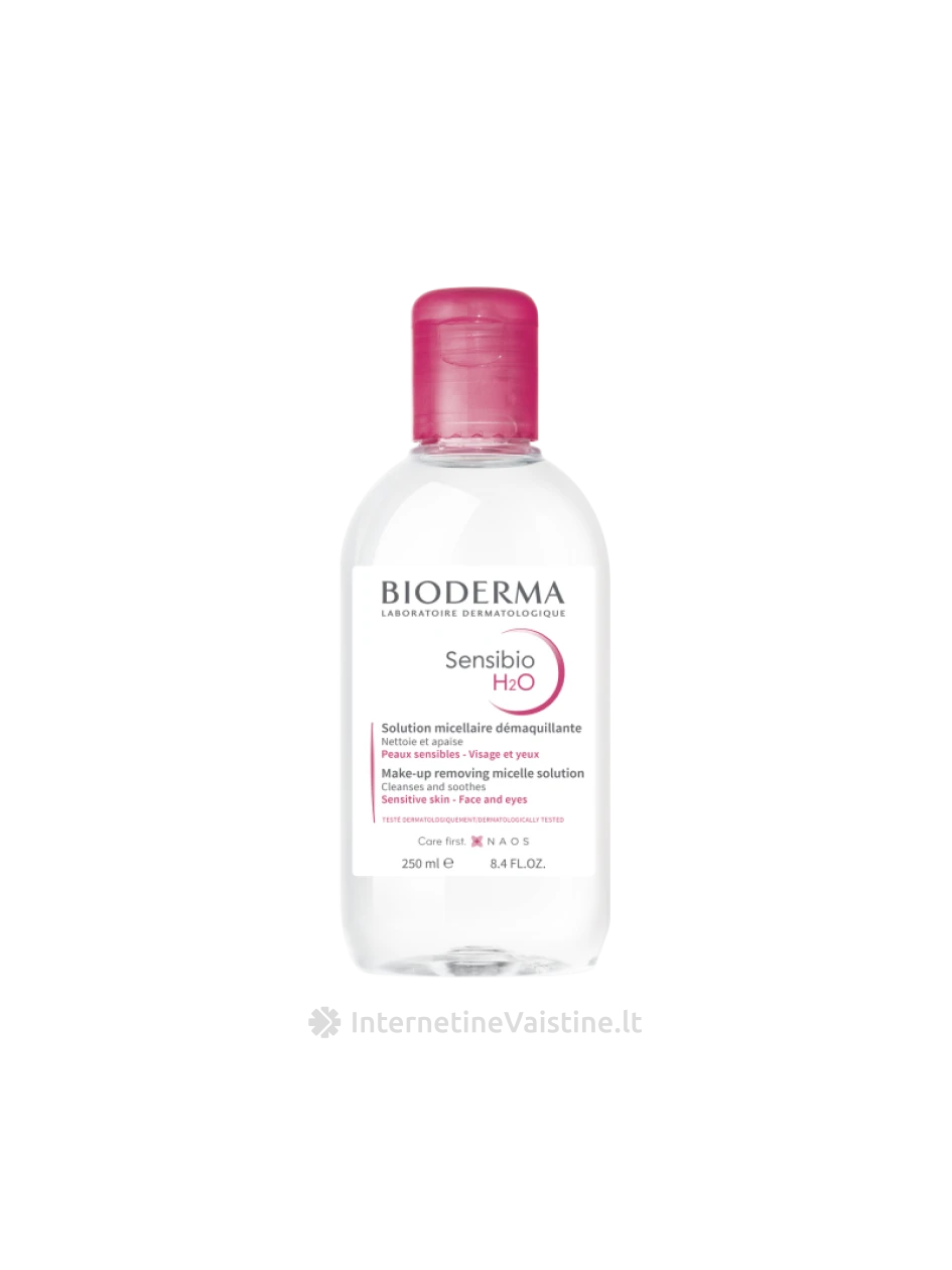 SENSIBIO H2O vanduo valom. j/odai, 250 ml, N1 | internetinevaistine.lt