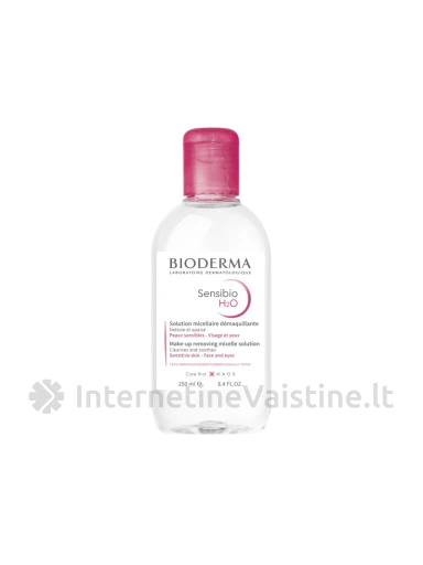 SENSIBIO H2O vanduo valom. j/odai, 250 ml, N1 | internetinevaistine.lt