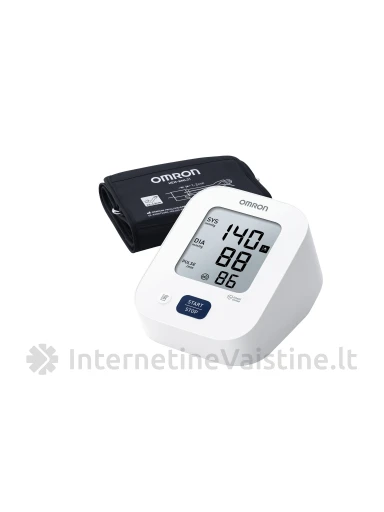 Kraujo spaudimo matuoklis OMRON M2+ automatinis žąst. (rank.22-42cm) | internetinevaistine.lt