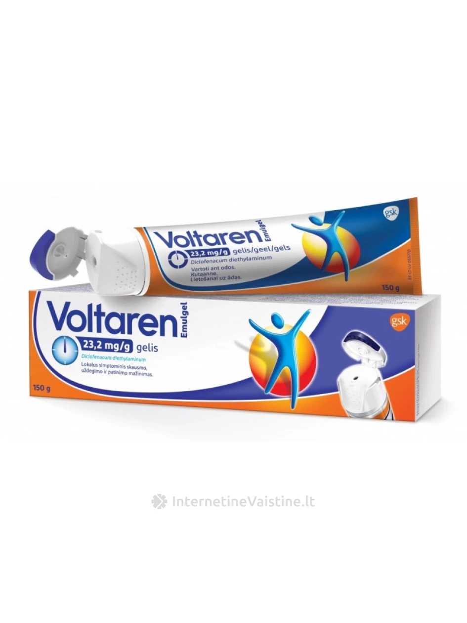 VOLTAREN EMULGEL 23.2MG/G 150G | internetinevaistine.lt