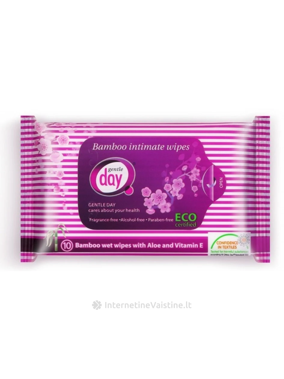 GENTLE DAY SERVETĖLĖS DRĖGN. INTYM. HIG. N10 | internetinevaistine.lt