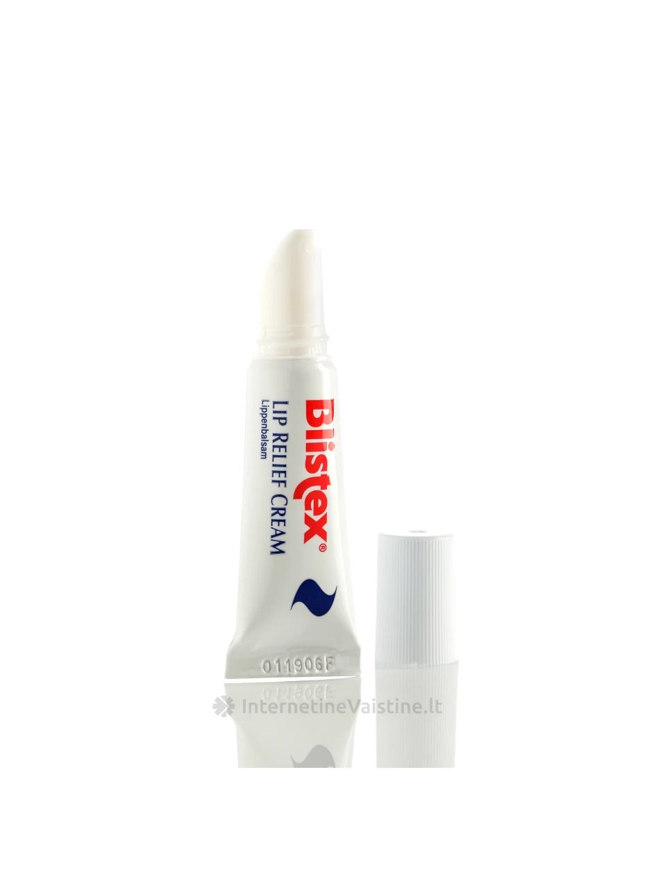 BLISTEX LIP RELIEF CREAM lūpų balzamas, SPF15, 6g | internetinevaistine.lt