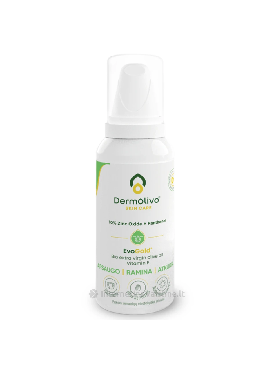DERMOLIVO putos su cinku ir pantenoliu, 100 ml, Vnt | internetinevaistine.lt
