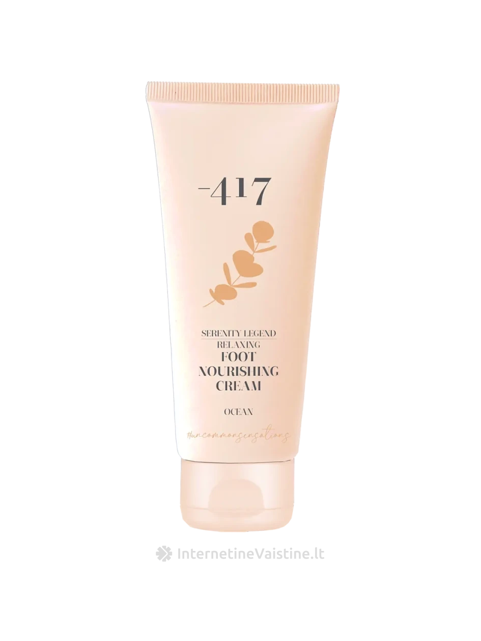 MINUS 417 Serenity Lengend Relaxing Foot Nourishing - ATPALAIDUOJAMASIS PĖDŲ MAITINAMASIS KREMAS OCEAN 100 ml, Vnt | internetinevaistine.lt