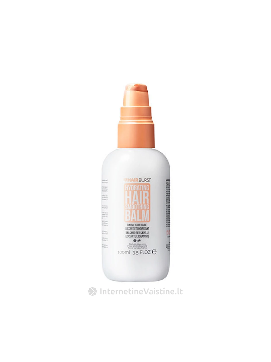 HAIRBURST Hydrating+Smoothing Balm balzamas dėkin.+glotn. plauk., 100 ml, Vnt | internetinevaistine.lt