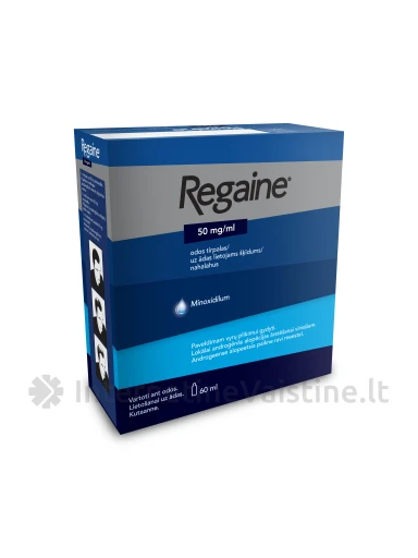 REGAINE 50MG/ML ODOS TIRP. 60ML, Vnt | internetinevaistine.lt