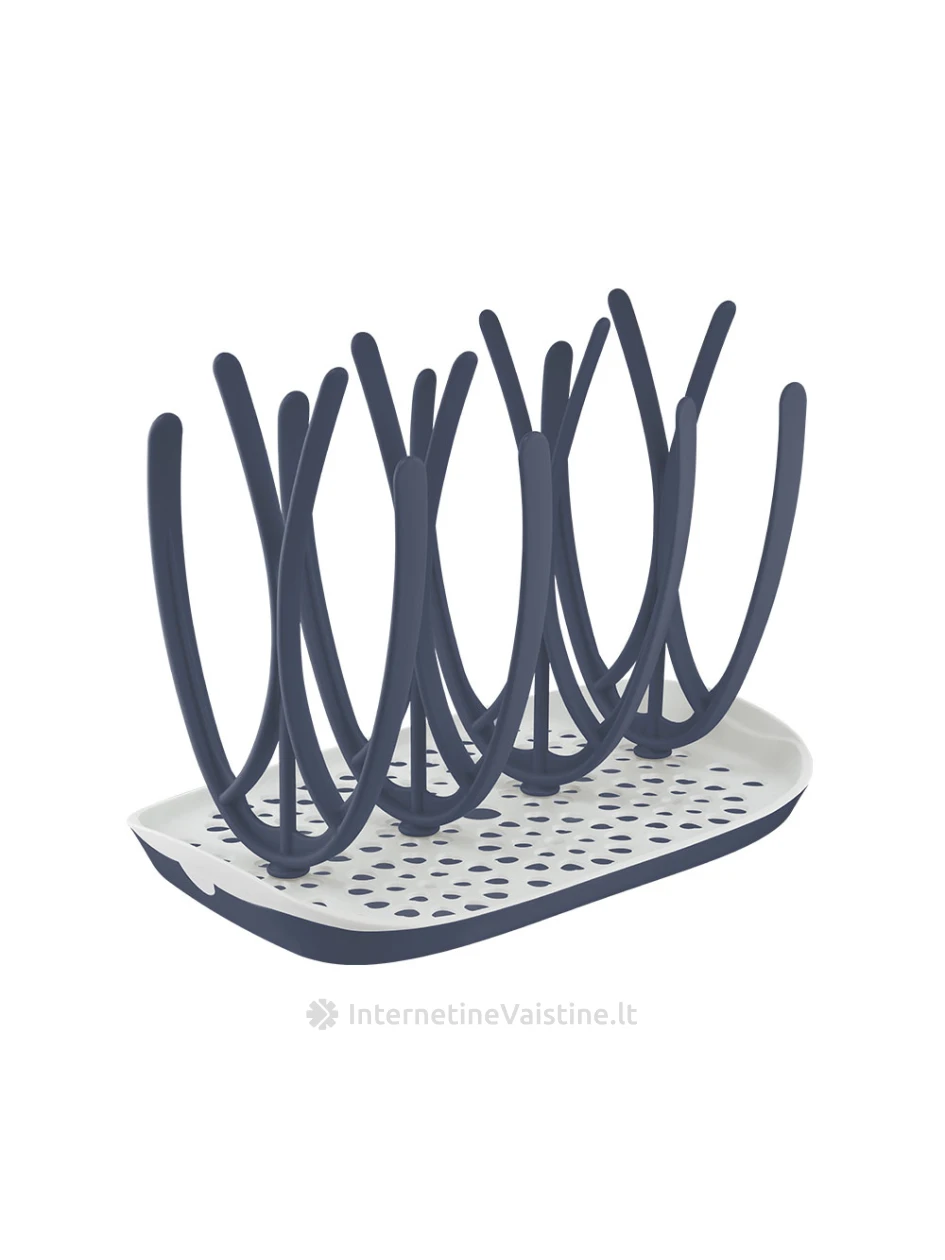 MOTHER-K buteliukų džiovinimo stovas (mėlynas), Vnt | internetinevaistine.lt