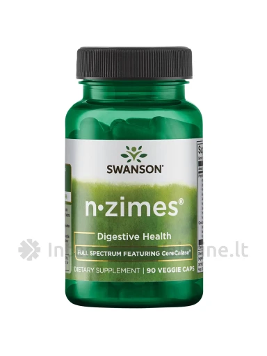 SWANSON, Enzimai, 90 kapsulių, N1 | internetinevaistine.lt