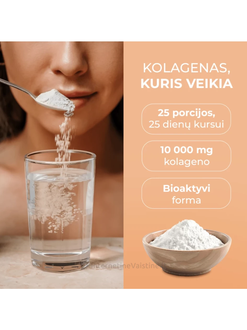 RAW POWDERS Fish hydrolyzed collagen milt., 250 g, Vnt | internetinevaistine.lt