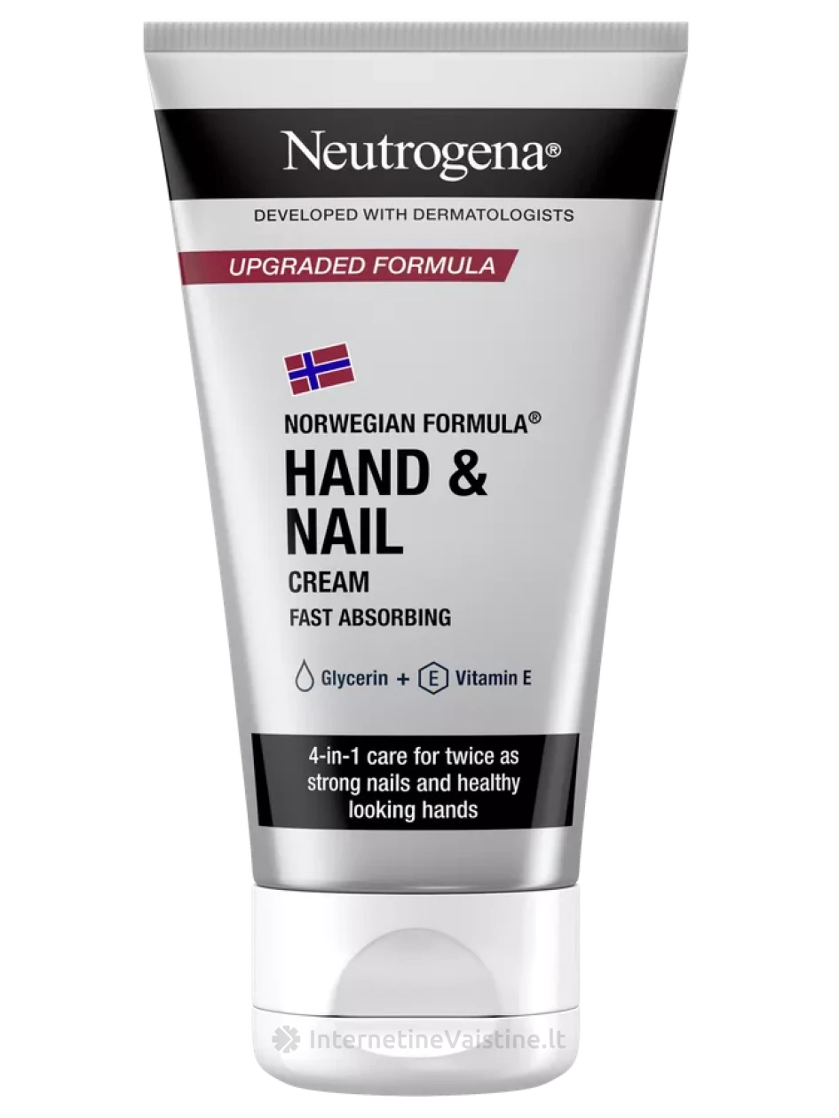NEUTROGENA Twice Stronger Nails rankų kremas, 75 ml, Vnt | internetinevaistine.lt