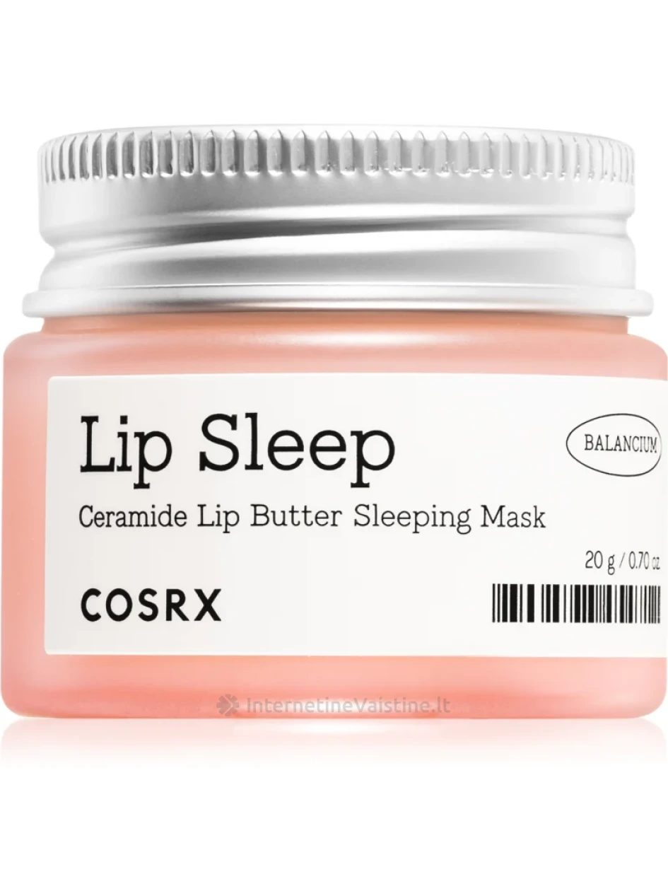 COSRX Balancium Ceramide Lip Butter Sleeping Mask lūpų kaukė nakt., 20 g, Vnt | internetinevaistine.lt