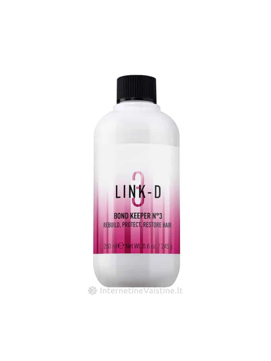 ELGON LINK-D plaukų struktūrą atkurianti priemonė BOND KEEPER Nr.3, 250 ml, Vnt | internetinevaistine.lt
