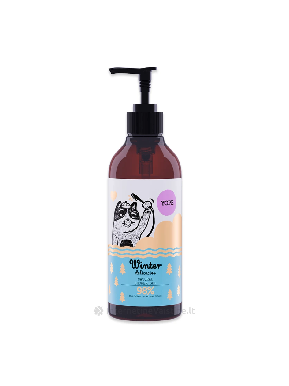 YOPE natūr. dušo želė Žiemos delikatesai, 400 ml, Vnt | internetinevaistine.lt