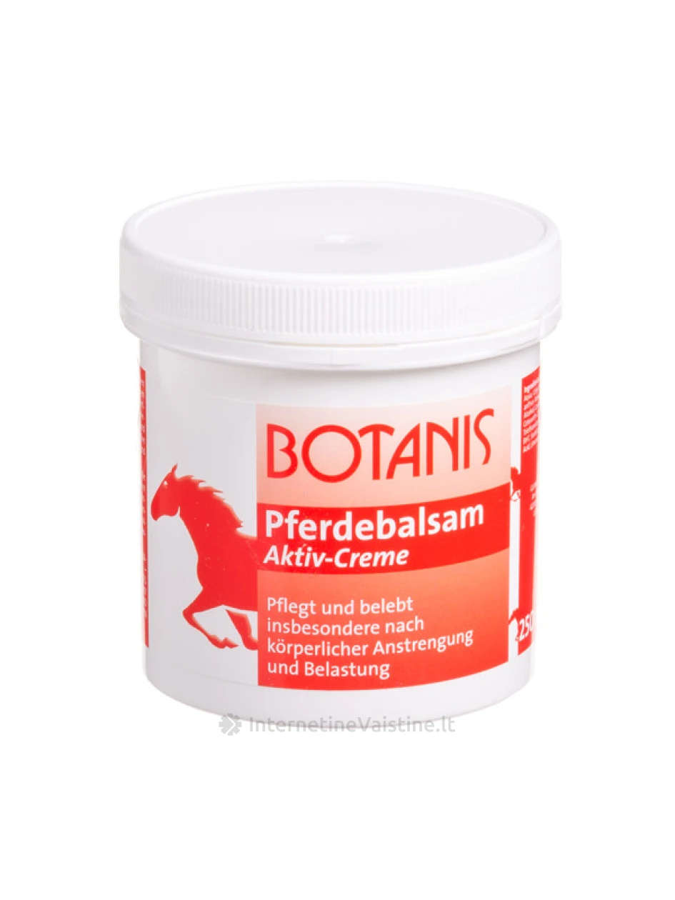 BOTANIS, šildantis arklių balzamas, kremas, 250 ml, Vnt | internetinevaistine.lt