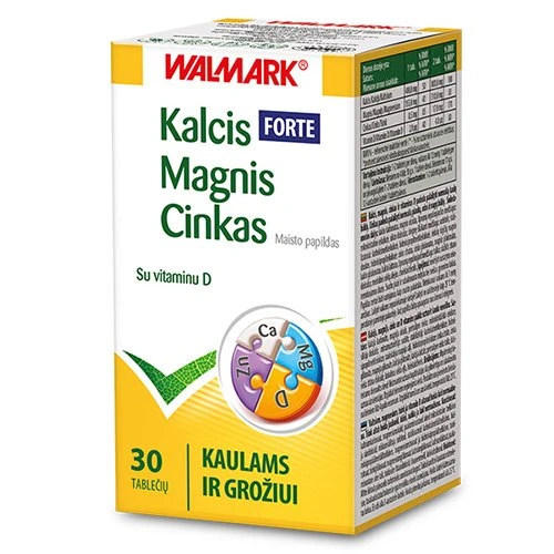 WALMARK KALCIS-MAGNIS-CINKAS FORTE tab., N30