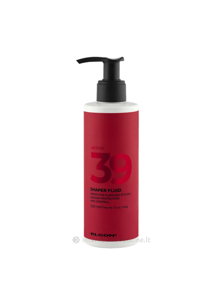 ELGON AFFIXX fluidas plaukų formav. 39 Shaper Fluid, 200 ml, 200 ml | internetinevaistine.lt