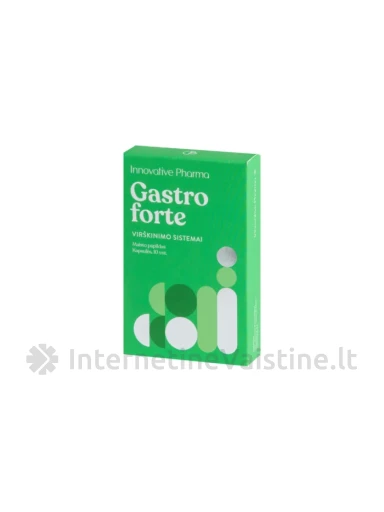 GASTRO FORTE KAPS. N10, 10 vnt. | internetinevaistine.lt