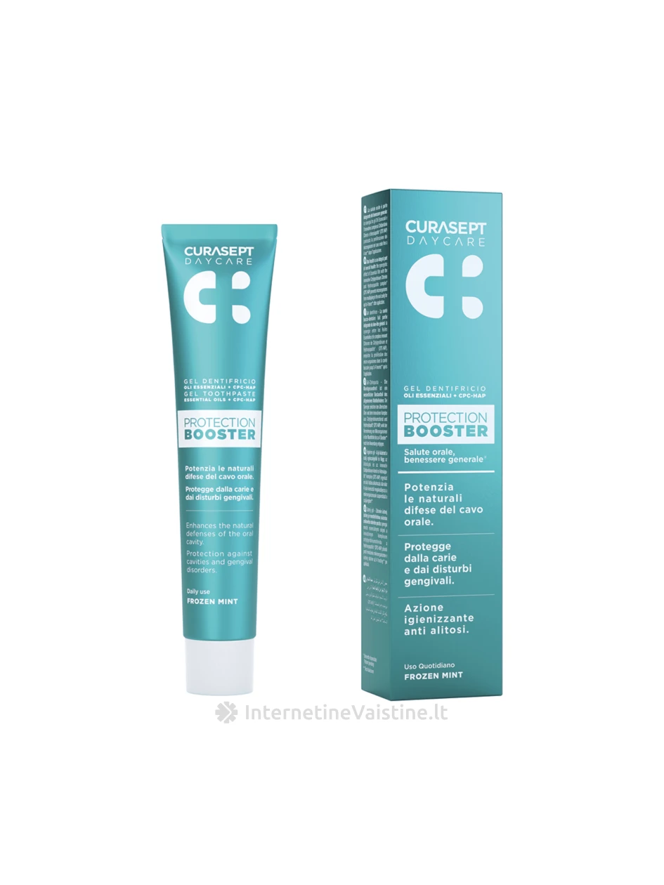 CURASEPT šaldančios mėtos skonio dantų pasta FROZEN MINT 75 ml, Vnt | internetinevaistine.lt